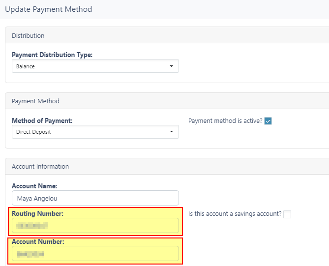 A screen shot of a payment method

Description automatically generated